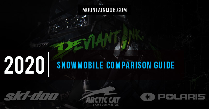 2020 snowmobile comparison chart